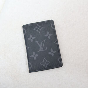 Louis Vuitton Pocket Organizer Monogram Eclipse PRELOVED AUTHENTIC